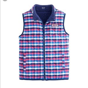 Vineyard vines kids reversible vest